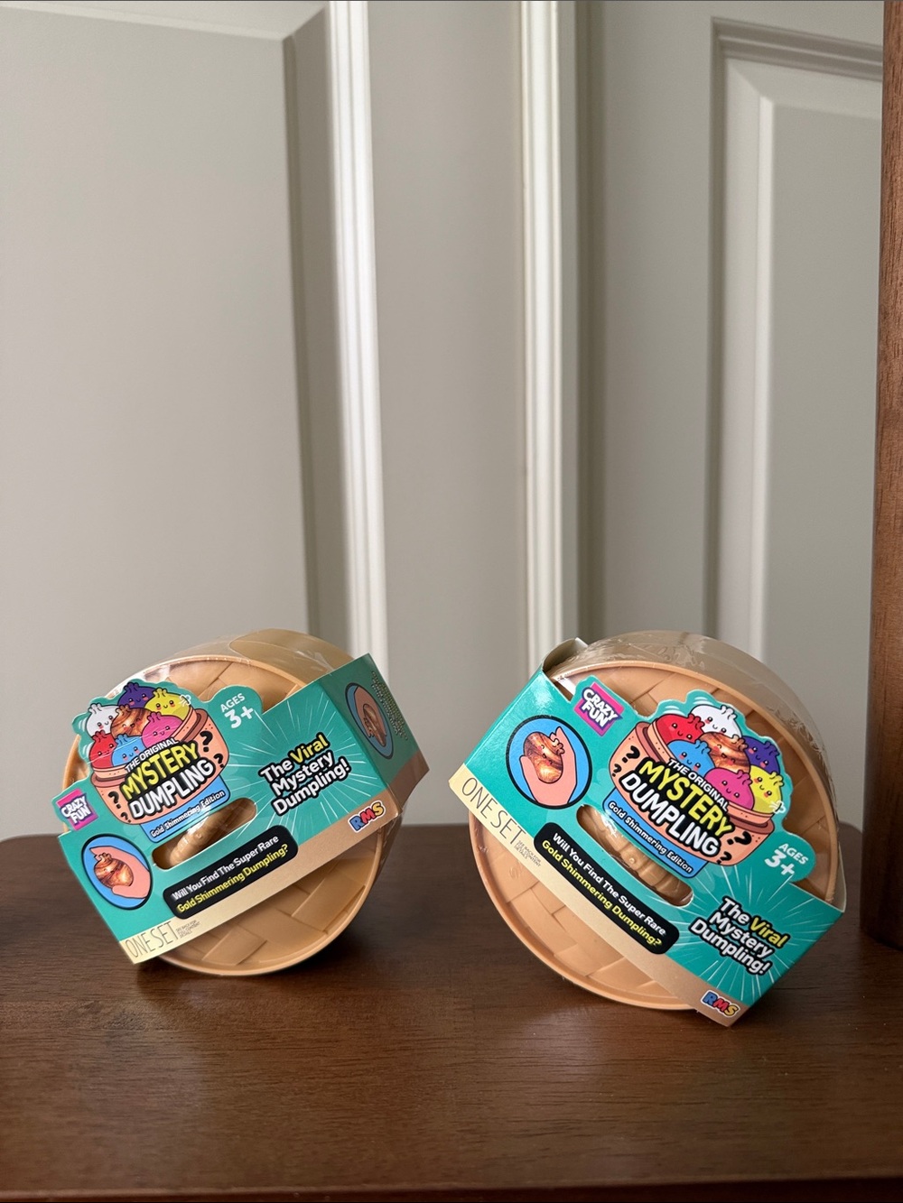 2- Pack Bundle! RMS Mystery Dumpling - Gold Shimmering Edition - NWT Authentic